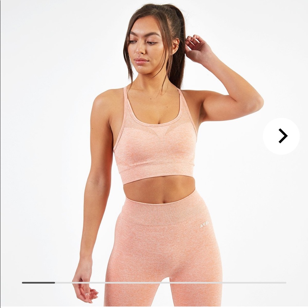 Workout bra with leggings set